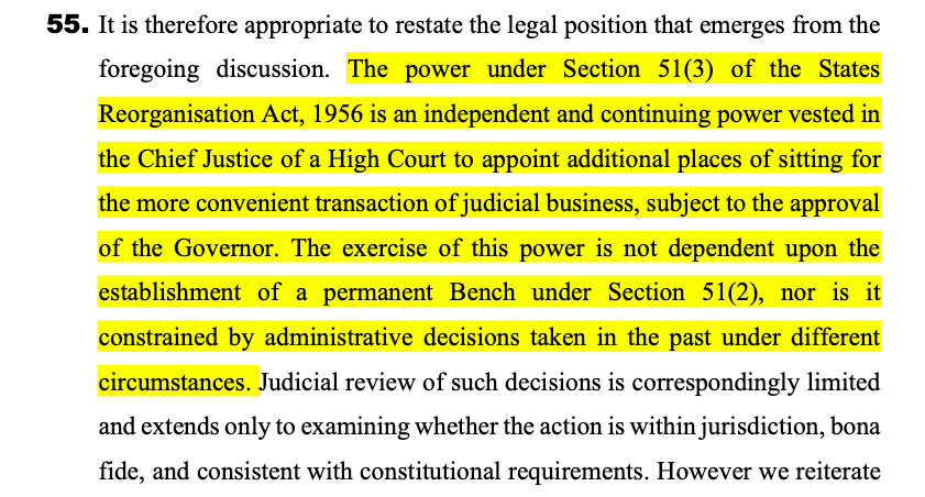 Ranjeet Baburao Nimbalkar v. State of Maharashtra - 2025 INSC 1460 - States Reorganisation Act - Judiciary - Judicial Review - Administrative Matters