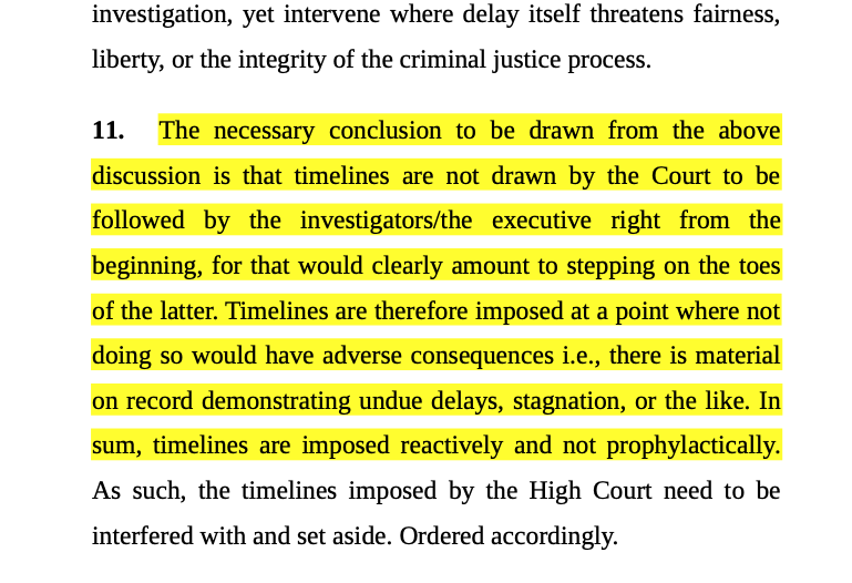State of U.P. v. Mohd Arshad Khan 2025 INSC 1480 - S.482 CrPC - Quashing Petitions - Time Bound Investigation