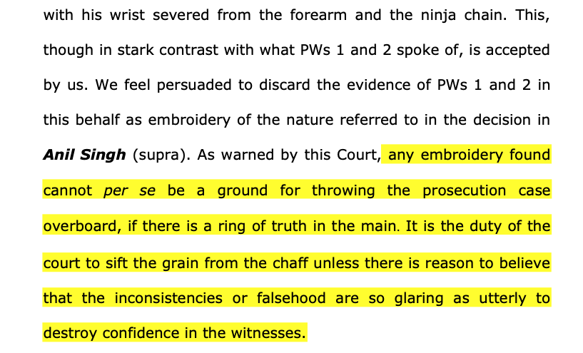 Patchaiperumal @ Patchikutti & Anr. v. State 2025 INSC 1478 - Evaluation Of Testimony Of Witnesses