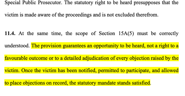 Lakshmanan v. State  2025 INSC 1483 - S.15A SC-ST Act - Bail -S.219 CrPC