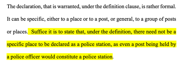 Joint Director (Rayalaseema), ACB, A.P.   v. Dayam Peda Ranga Rao 2026 INSC 37 - CrPC  - Is It Necessary That Specific Place Has To Be Declared As A Police Station?